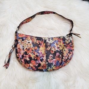 Hobo | Floral Design Leather Bag
